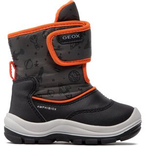 Sněhule Geox B Flanfil B.B Abx E B263VE 0CEFU C9150 M Black/Fluo Orange