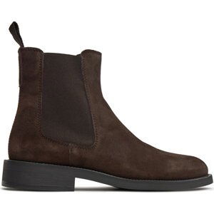 Kotníková obuv s elastickým prvkem Gant Rizmood Chelsea Boot 27653438 Dark Brown