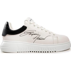 Sneakersy Emporio Armani X4X264 XM670 N422 Off Wht/Black