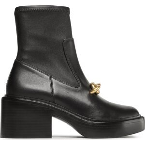 Polokozačky Coach Kenna Leather Bootie CK031 Black BLK