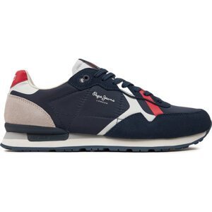 Sneakersy Pepe Jeans Brit Road M PMS40007 Navy 595