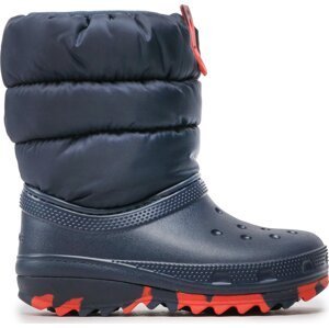 Sněhule Crocs Classic Neo Puff Boot K 207684 Navy/Blue Marine