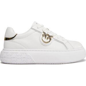 Sneakersy Pinko Yoko 01 SS0003 P014 White/Platinum ZIA