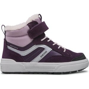 Kotníková obuv Geox J Weemble G. B Abx A J260LA 0ME22 C8887 S Violet/Pink