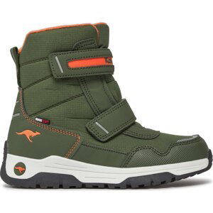 Sněhule KangaRoos K-Mj Sharp V Rtx 18929 000 8091 Military Green/Neon Orange