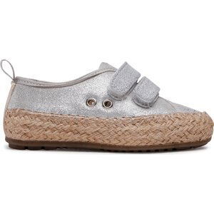 Espadrilky EMU Australia Millner Metallic K12506 Silver