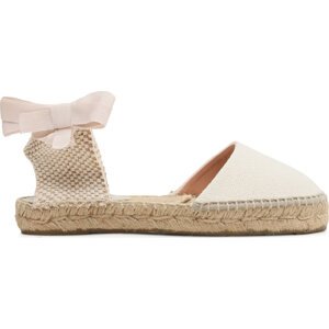 Espadrilky Manebi Organic Hemp Flat Valenciana Espadrilles O 7.0 P0 White