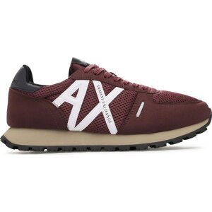 Sneakersy Armani Exchange XUX169 XV660 A552 Bordó