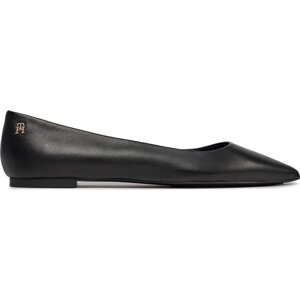 Baleríny Tommy Hilfiger Essential Pointed Ballerina FW0FW07863 Black BDS