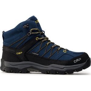 Trekingová obuv CMP Kids Rigel Mid Trekking Shoe Wp 3Q12944J Blue Ink/Yellow