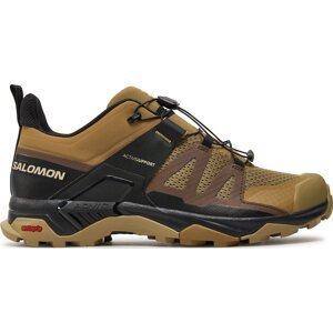 Sneakersy Salomon X Ultra 4 L47452300 Kelp / Dark Earth / Black
