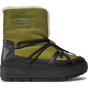 Sněhule Tommy Hilfiger Tommy Essential Snowboot FW0FW07504 Putting Green MS2