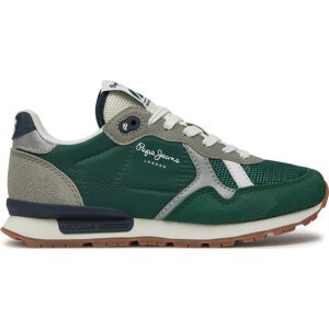 Sneakersy Pepe Jeans Brit Young B PBS40003 Ivy Green 673