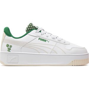 Sneakersy Puma Carina Street 395094-01 Puma White/Sugared Almond/Archive Green