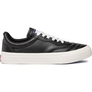 Tenisky Tommy Jeans Leather Soccer Vulc EM0EM01026 Black BDS