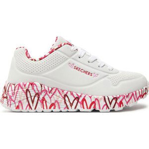 Sneakersy Skechers Uno Lite Lovely Luv 314976L/WRPK White/Red/Pink