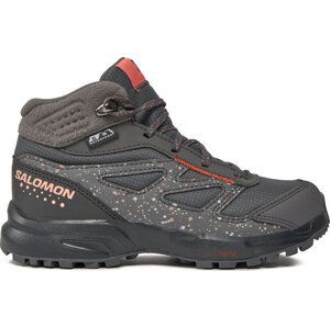 Trekingová obuv Salomon Outway Mid Climasalomon™ Waterproof L47283600 Šedá