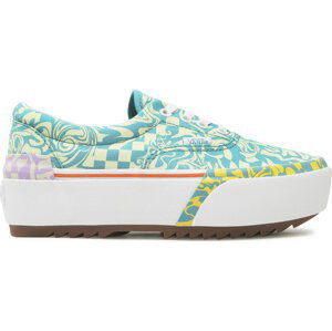 Tenisky Vans Era Stacked VN0A4BTOCE51 Wavy Daze Tile Blue