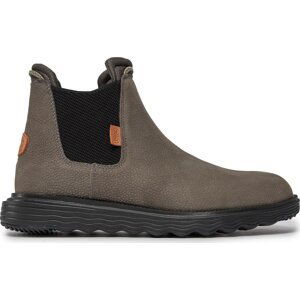 Kotníková obuv s elastickým prvkem Hey Dude Branson Boot M Craft Leather 40187-030 Grey