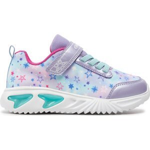 Sneakersy Geox J Assister Girl J45E9B 02ANF C8888 D Lilac/Watersea