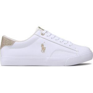 Tenisky Polo Ralph Lauren Theron V RF104098 White Smooth PU/Gold Metallic/Glitter w/ Gold PP