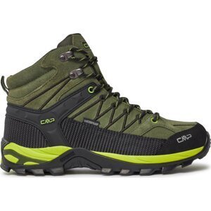 Trekingová obuv CMP Rigel Mid Trekking Shoes Wp 3Q12947 Kaki-Acido 02FP