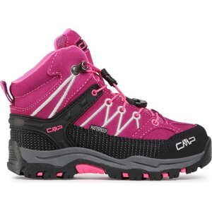 Trekingová obuv CMP Kids Rigel Mid Wp 3Q12944 Berry/Pink Fluo 05HF