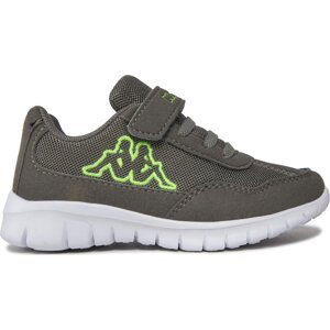 Polobotky Kappa 260604K Grey/Lime 1633