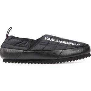 Bačkory KARL LAGERFELD KL72021 Black Synth Textile Mono