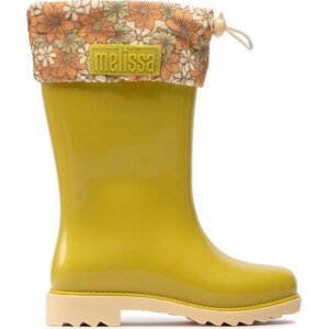 Holínky Melissa Mini Melissa Rain Boot III Inf 33616 Verde/Amarillo AC911