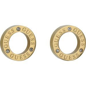 Naušnice Guess Circle Lights JUBE03 173JW YG