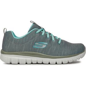 Boty Skechers Twisted Fortune 12614/GYMN Gray/Mint