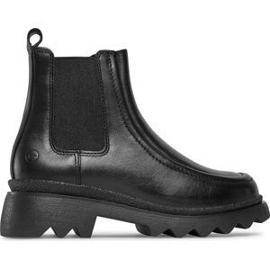 Kotníková obuv s elastickým prvkem Tamaris 1-25840-41 Black Leather 003