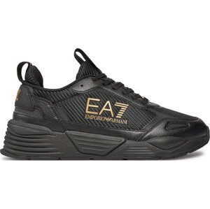 Sneakersy EA7 Emporio Armani X8X152 XK378 T961 Triple Black+Gold Eo