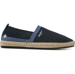 Espadrilky Pepe Jeans Tourist Camp Knit PMS10313 Navy 595