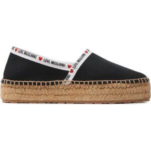 Espadrilky LOVE MOSCHINO JA10323G1GJH0000 Černá