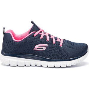 Boty Skechers Get Connected 12615/NVHP Navy/Hot Pink