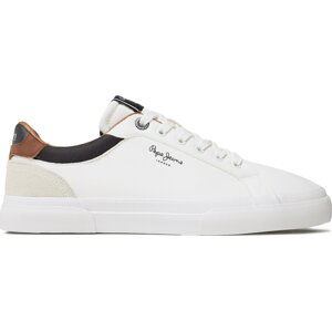 Sneakersy Pepe Jeans Kenton Court PMS30839 White 800