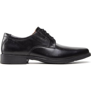 Polobotky Clarks Tilden Plain 261103507 Black Leather