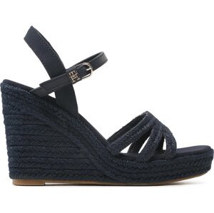 Espadrilky Tommy Hilfiger Essential Basic Wedge Sandal FW0FW07220 Space Blue DW6