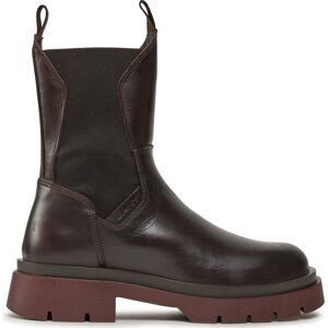 Kotníková obuv s elastickým prvkem Gant Meghany Chelsea Boot 27551402 Dark Brown Bugundy