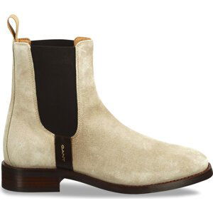 Kotníková obuv s elastickým prvkem Gant Fayy Chelsea Boot 27553384 Light Taupe Light Taupe