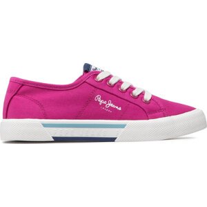 Tenisky Pepe Jeans Brady Girl Basic PGS30543 Fresh Fuchsia 347