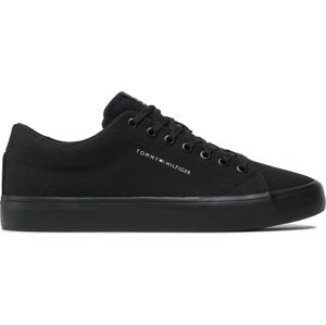 Tenisky Tommy Hilfiger Hi Vulc Core Low Canvas FM0FM04686 Black BDS