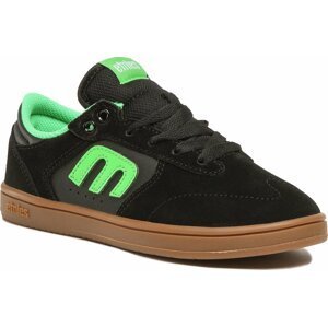 Sneakersy Etnies Kids Windrow 4301000146 Black/Green/Gum 990