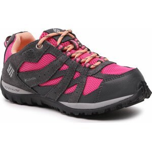 Trekingová obuv Columbia Youth Redmond Waterproof BY2857 Dark Grey/Pink Ice 089