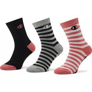 Sada 3 párů dětských vysokých ponožek Champion U40001 PS171 Trse/Nbk/Oxgm
