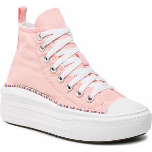 Plátěnky Converse Ctas Move Hi 272853C Storm Pink/Washed Indigo/White