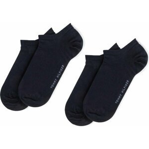 Sada 2 párů pánských nízkých ponožek Tommy Hilfiger 342023001 Dark Navy 322 1