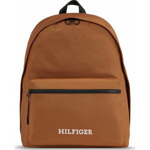 Batoh Tommy Hilfiger Th Monotype Dome Backpack AM0AM12112 Desert Khaki GWJ